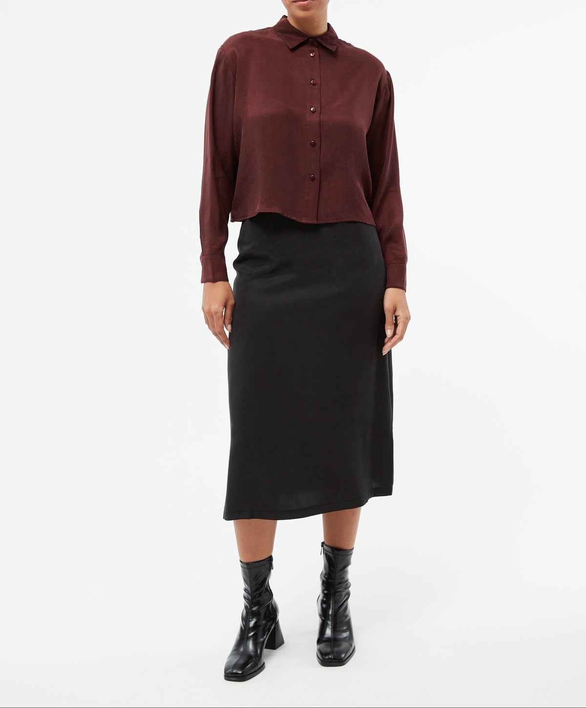 Bluse GBSavannah wine red (tencel)