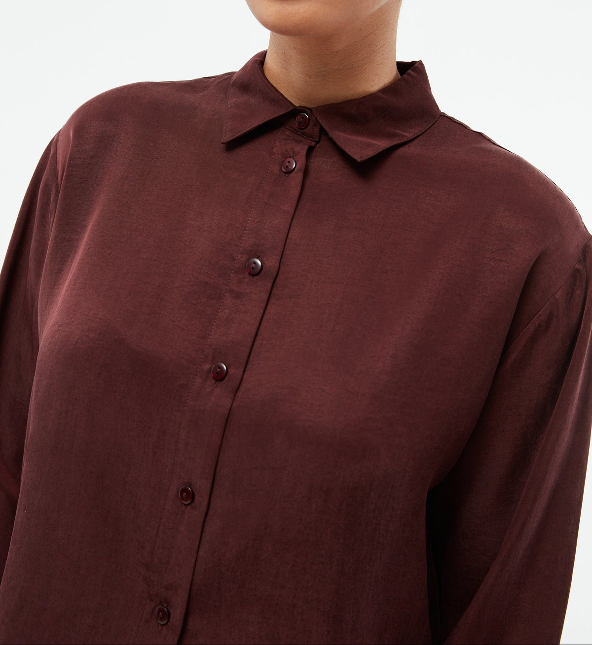 Bluse GBSavannah wine red (tencel)