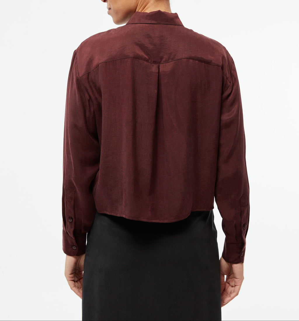 Bluse GBSavannah wine red (tencel)