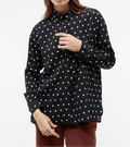 Bluse Iva black white polkadots