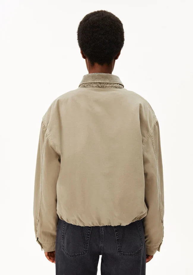 Padded Cotton Iconic Jacket light sage